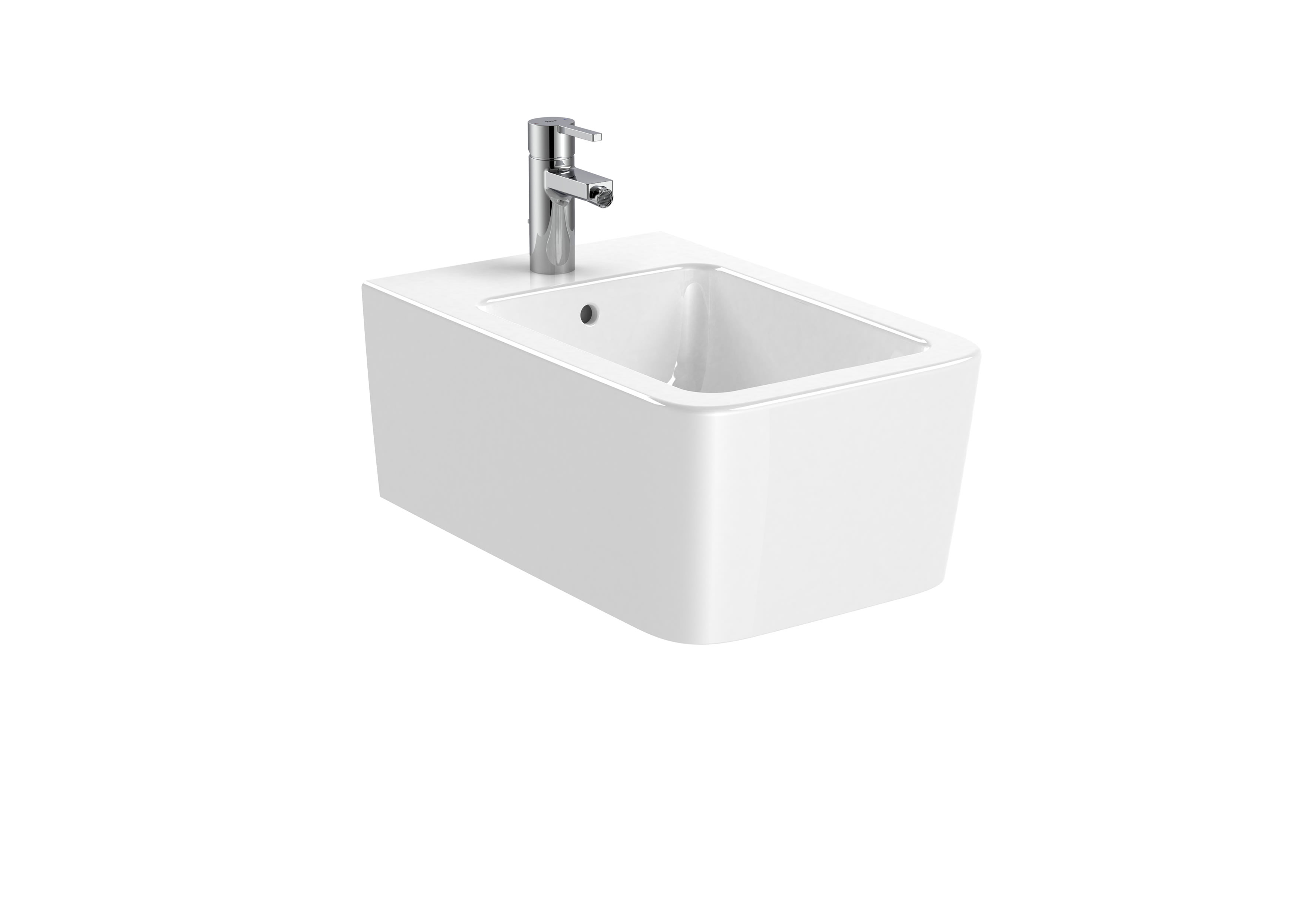 ROCA - BIDET PORCELLANA INSPIRA SQUARE SUSPES BLANC view 2