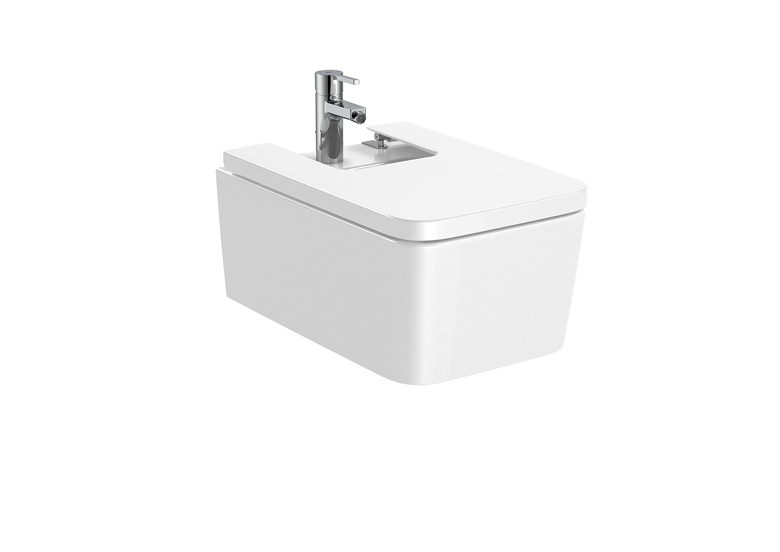 ROCA - BIDET PORCELLANA INSPIRA SQUARE SUSPES BLANC view 3