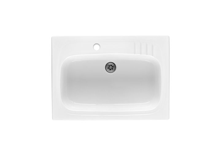 ROCA - LUGANO 60 AIGUERA 600X500X180 GRES BLANC