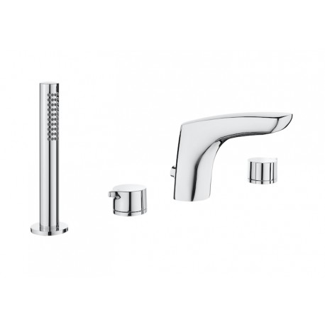 ROCA - GRIFO BIMANDO REPISA BAÑERA INSIGNIA PITORRO 130MM CROMO