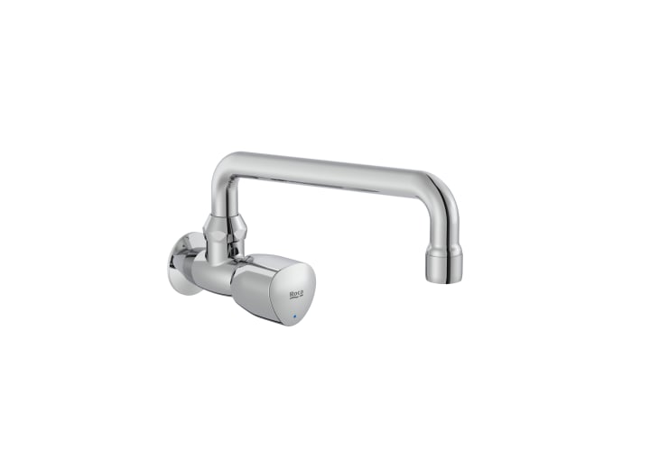 ROCA - BRAVA GRIFO COCINA UNO AGUA PARED PITORRO ALTO CROMADO