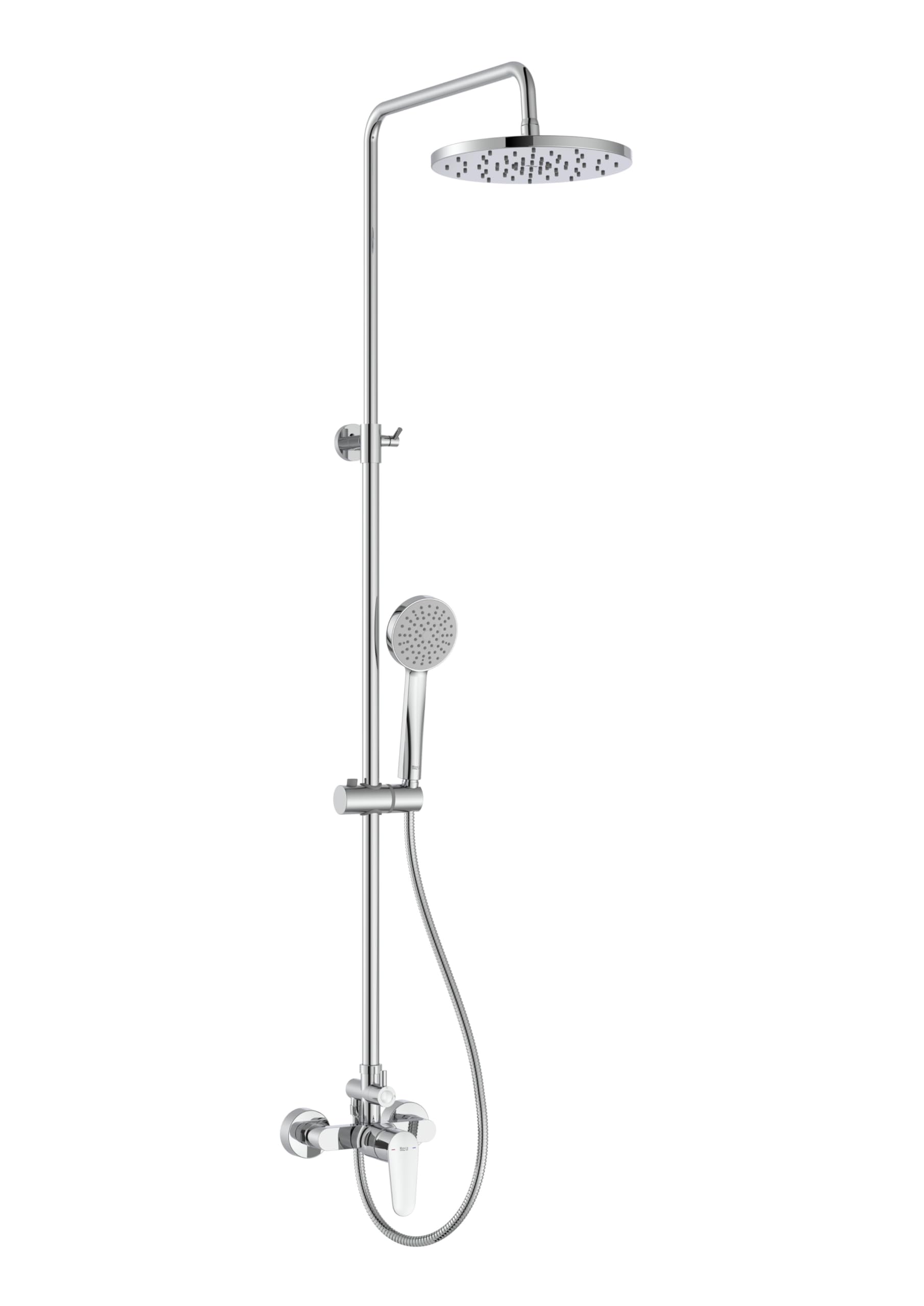 ROCA - COLUMNA POR DUCHA VICTORIA-M BASIC CON MONOMANDO CROMADO