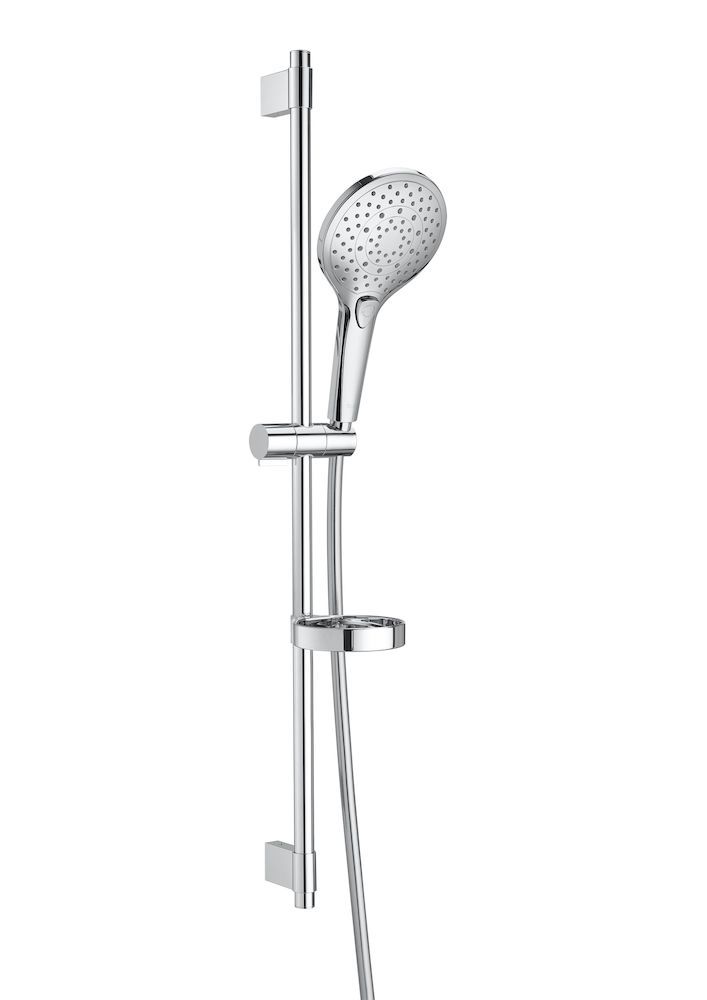 ROCA - KIT DE DUCHA PLENUM ROUND 140/3 FUNCIONES BARRA 800 CROMADO view 2
