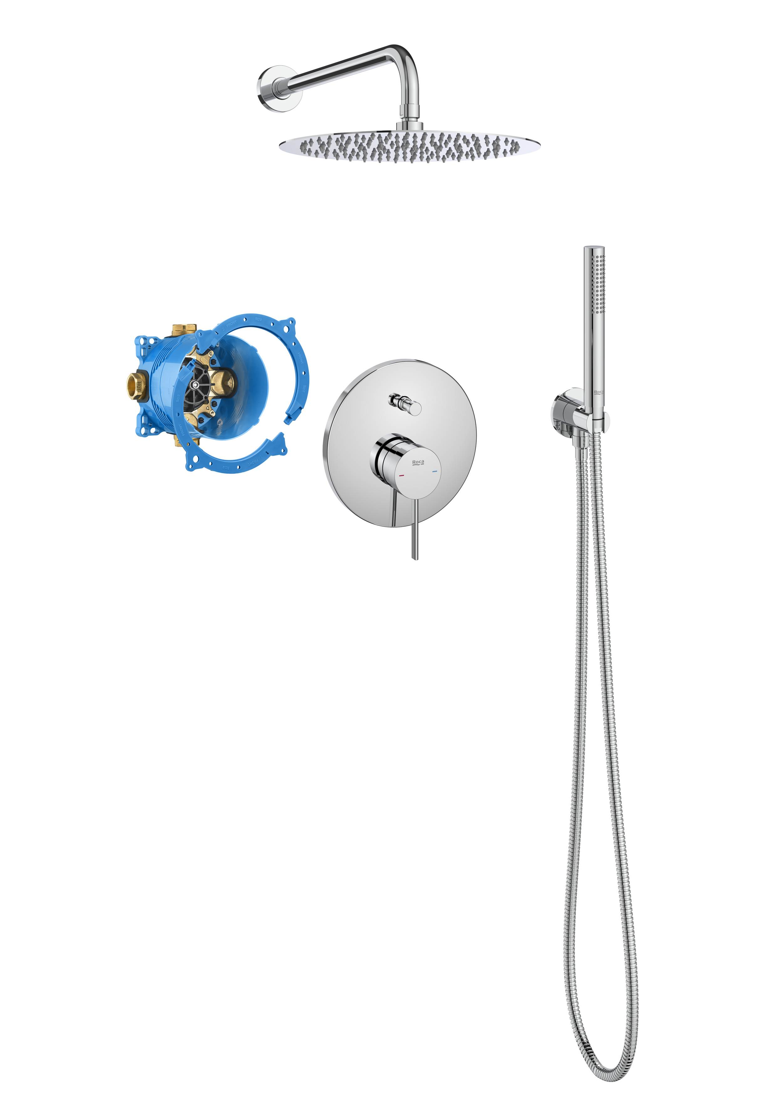 ROCA - PACK DUTXA MONOMANDO ROCABOX ONA CROM