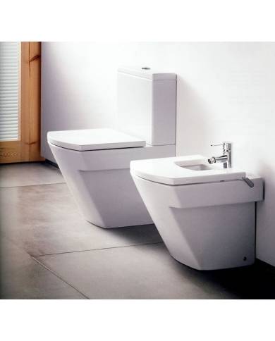 ROCA - HALL ASIENTO Y TAPA INODORO FRONTAL INOX BLANCO view 2