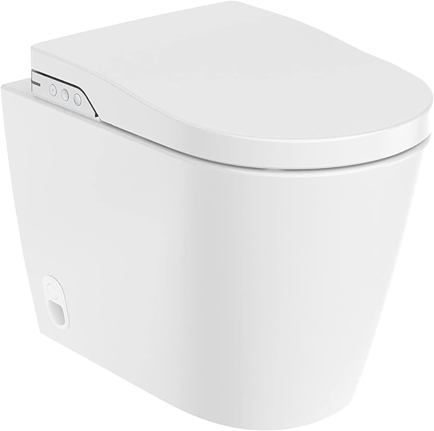 ROCA - INODORO RIMLESS AMB SEIENT AMB TAPÓN  IN-WASH® INSPIRA TANC ENCASTAT BLANC