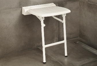 ROCA - ASIENTO DE DUCHA ACCESS COMFORT CON PIE BLANCO view 2