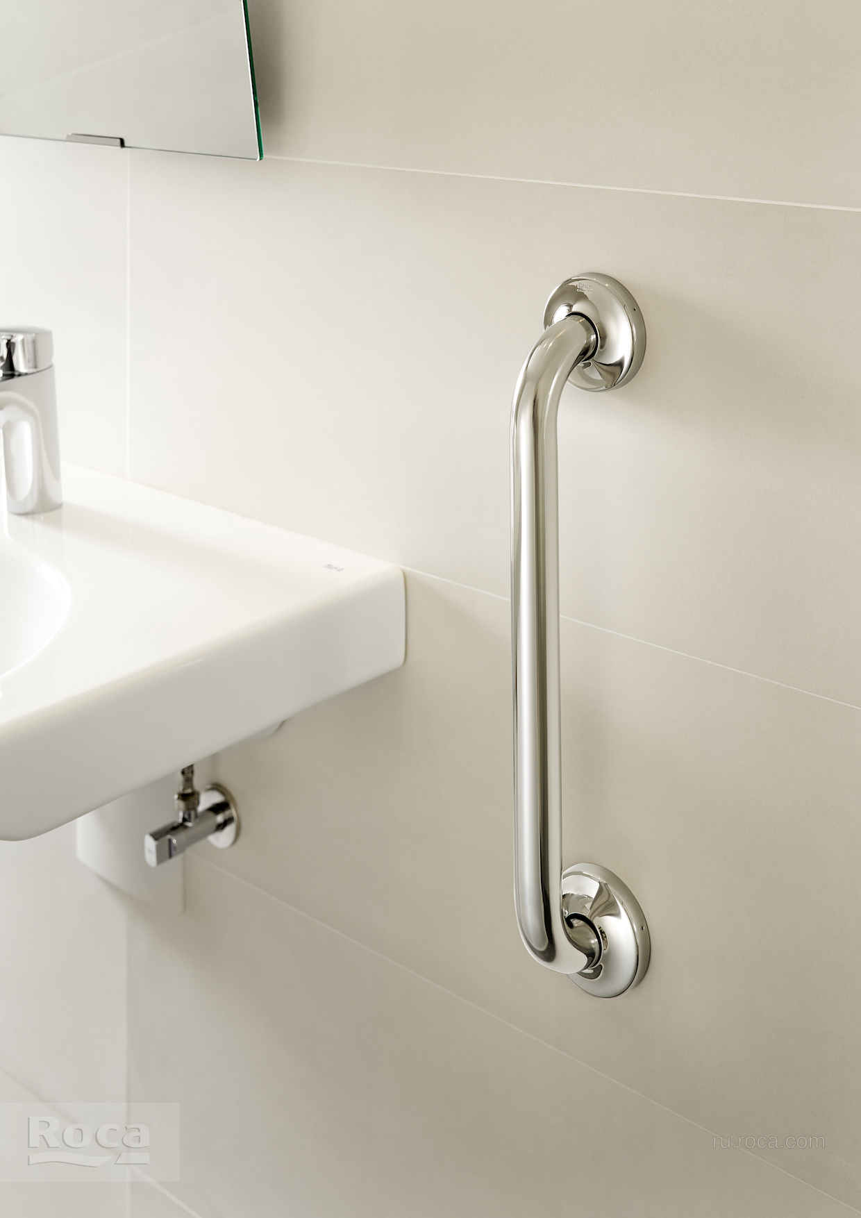 ROCA - BARRA FIXA RECTA ACCESS COMFORT 600 INOX view 2