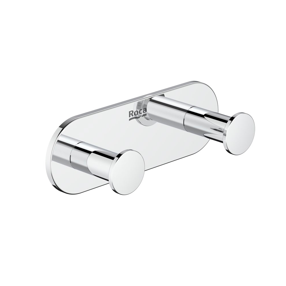 ROCA - HOTELES ROUND PERCHA DOBLE CROMO