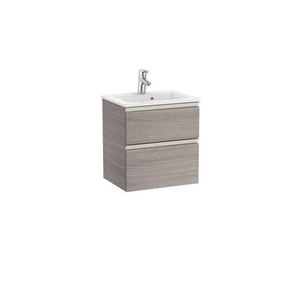 ROCA - MUEBLE UNIK THE GAP COMPACT 500X380 RBL.CITY TEXTURIZ.DOS CJN.LAV.COLOR BL