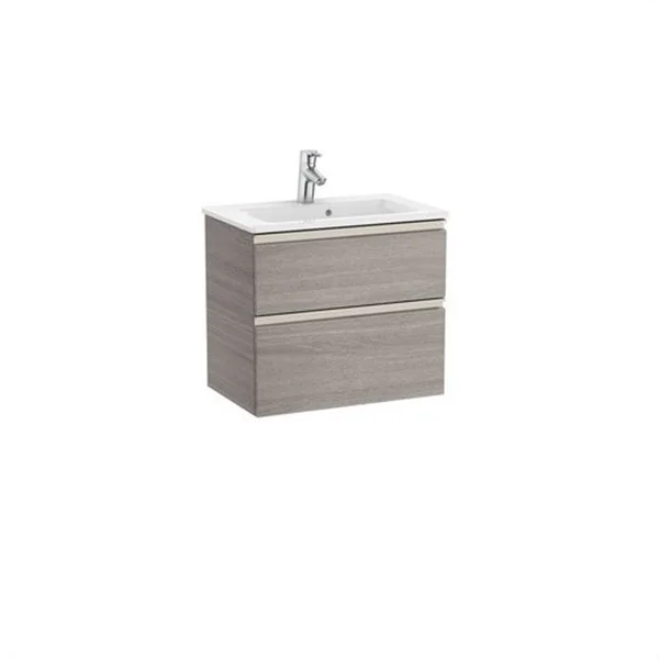 ROCA - MUEBLE UNIK THE GAP COMPACT 600X380 RBL.CITY TEXTURIZ.DOS CJN.LAV.COLOR BL