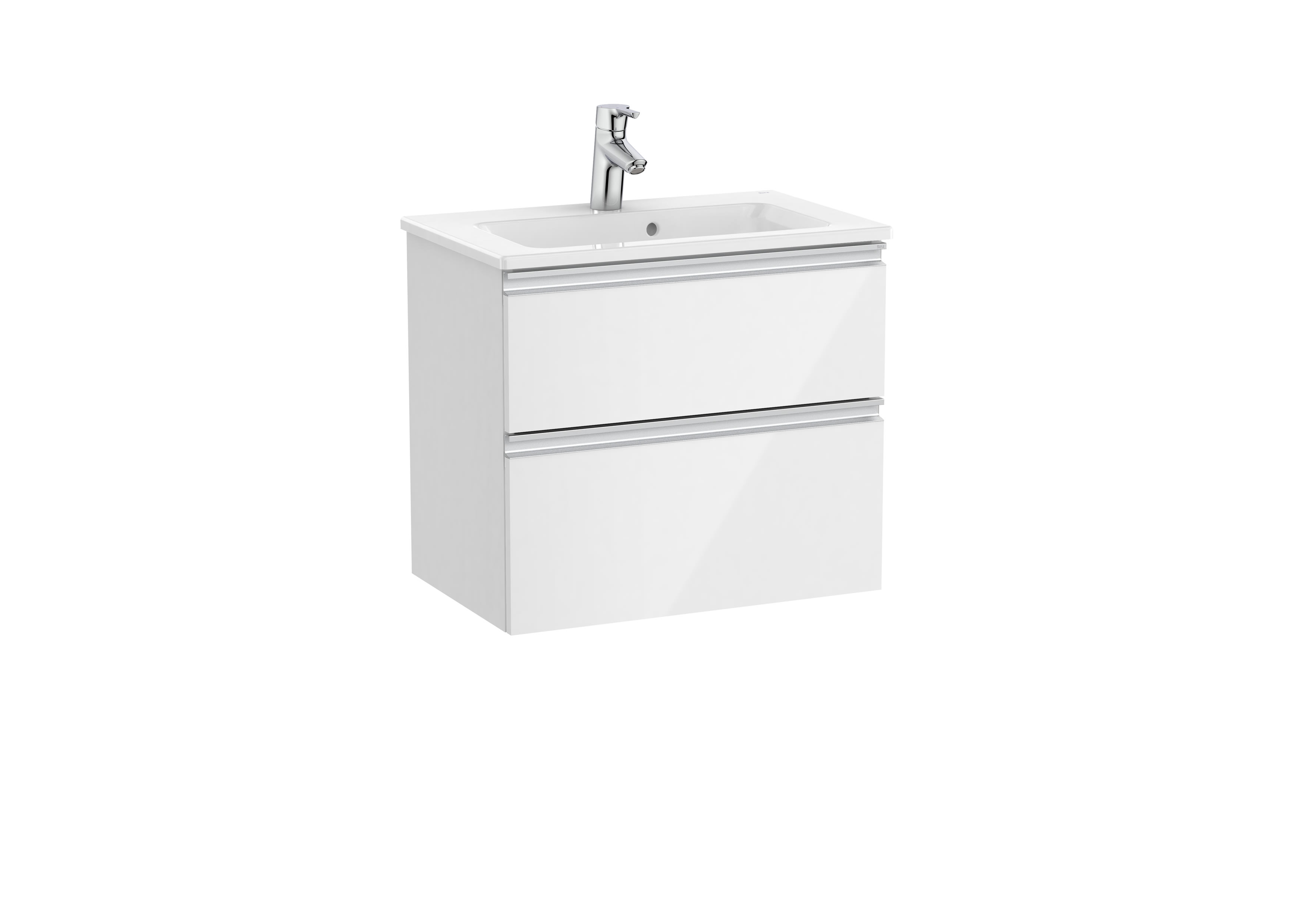 ROCA - MUEBLE UNIK THE GAP COMPACT 600X380 BL DOS CLXOS.LAV.COLOR BL