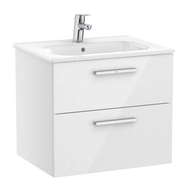ROCA- CONJUNT MOBLE 2C + LAVABO UNIK VICTORIA 600MM BLANC