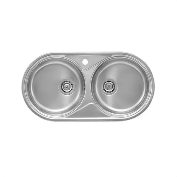 ROCA - DUO 80 FREGADERO 840X440X145 ACERO INOXIDABLE