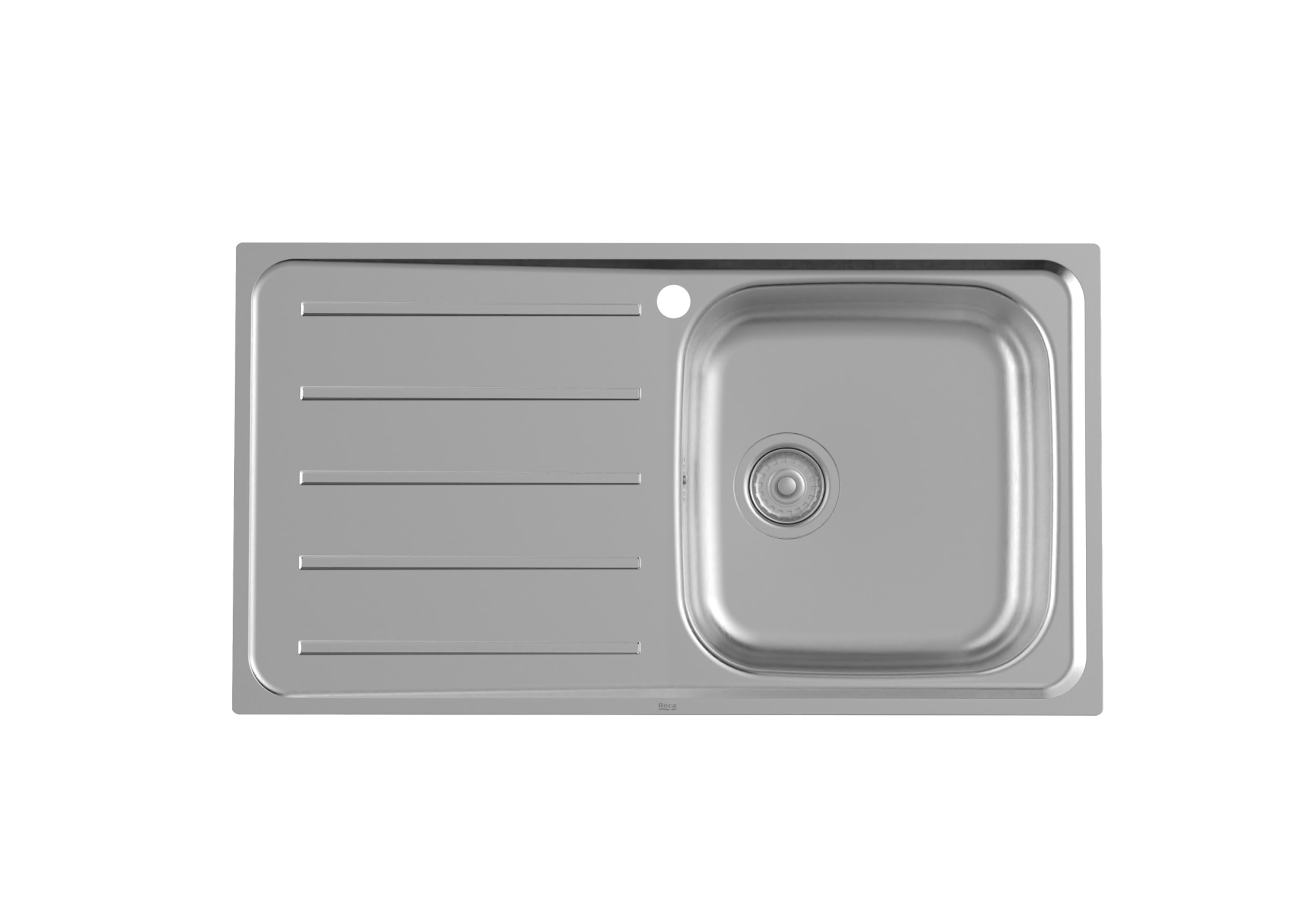 ROCA - VICTORIA 80 ED FREGADERO + ESCURRIDOR 800X480X155 ACERO INOXIDABLE