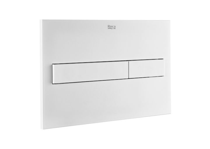 ROCA - PL7 PLACA ACCIONAMENT INODOR SUSPES DOBLE NEGRE MATE view 2