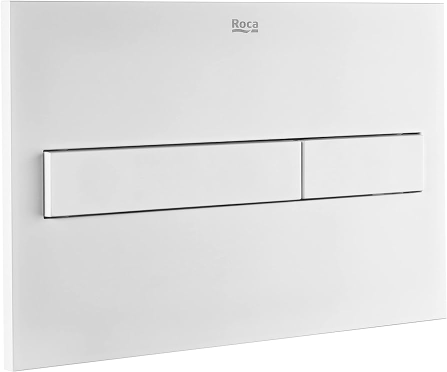 ROCA - PL7 PLACA DE ACCIONAMIENTO INODORO SUSPENDIDO DOBLE BLANCO MATE