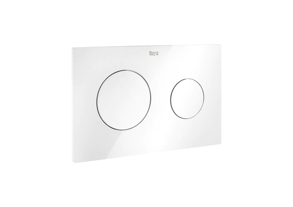 ROCA - PL10 PLACA ACCIONAMENT INODOR SUSPES DOBLE BLANC