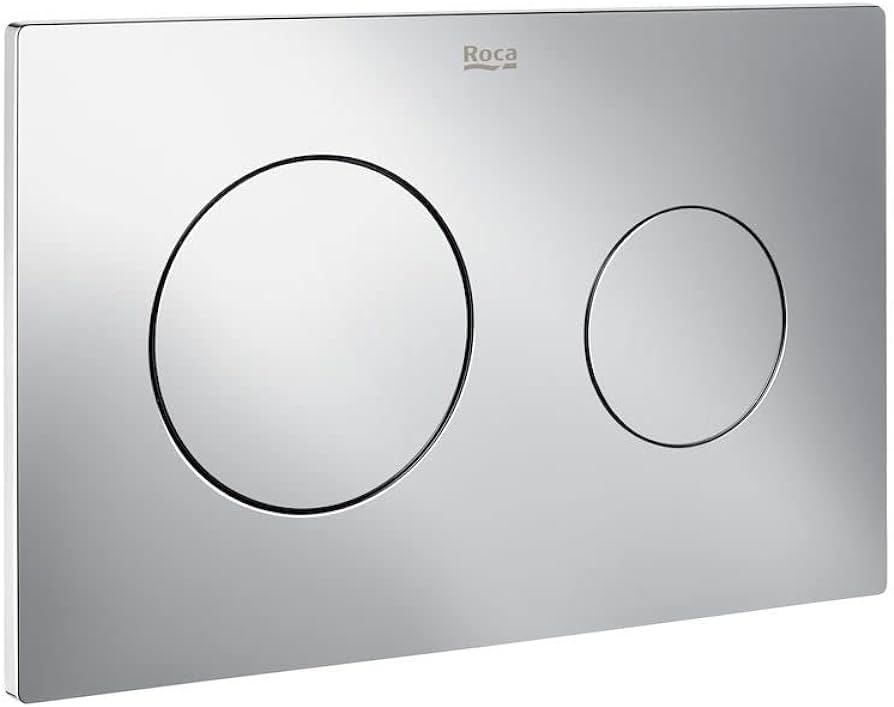 ROCA - PLACA ACCIONAMIENTO PL10 DUAL CROMADA