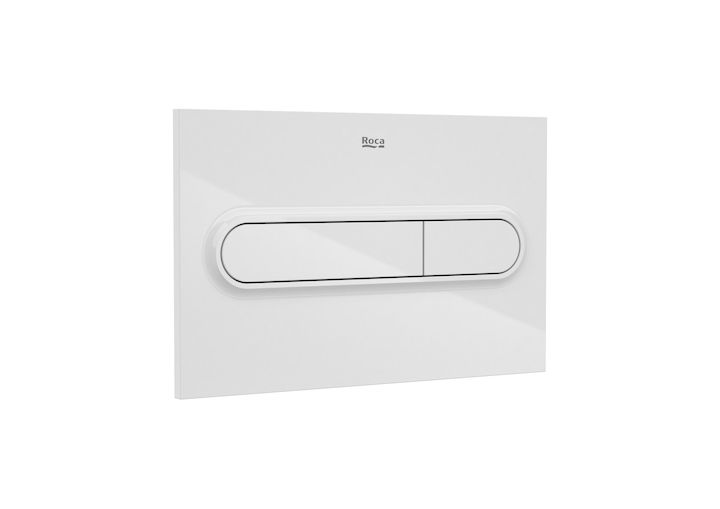 ROCA - PL1 PLACA DE ACCIONAMIENTO INODORO SUSPENDIDO DOBLE BLANCO view 2