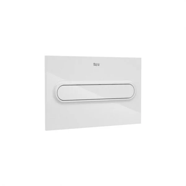 ROCA - PLACA DE ACCIONAMIENT PL1 SINGLE BLANCA