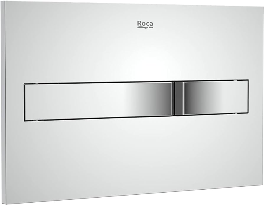 ROCA - PLACA ACCIONAMIENTO PL2 DUAL CROMADO