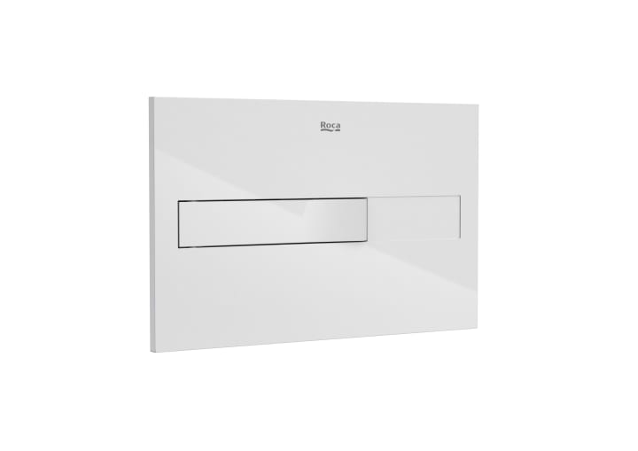 ROCA - PLACA DE ACCIONAMIENTO PL2 SINGLE BLANCA