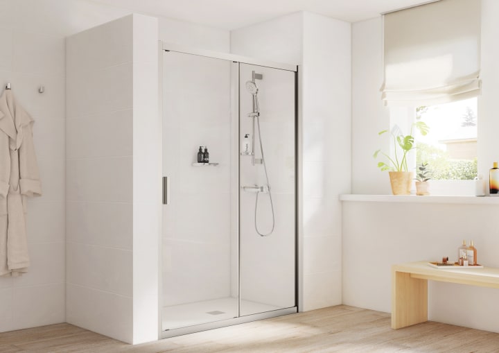 ROCA - PERFIL PARA MAMPARA URA 15X1950 PLATA BRILLO