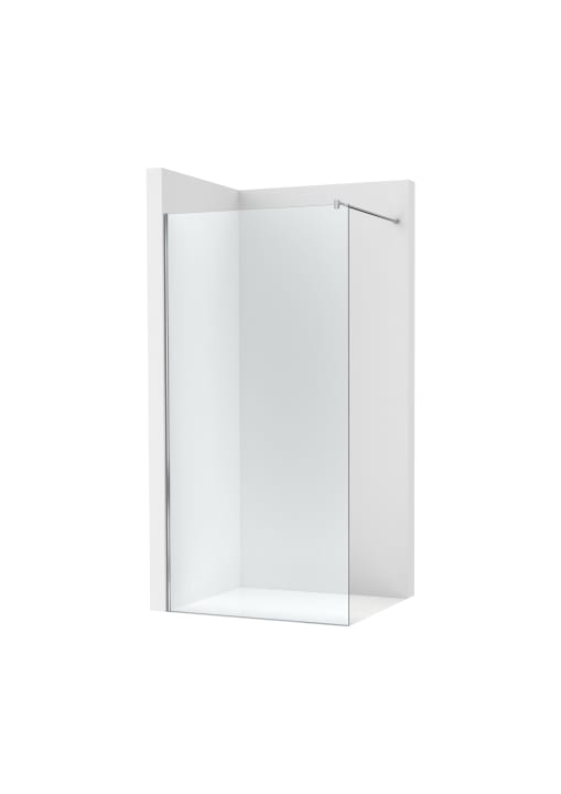 ROCA - MAMPARA FIJA DUCHA VICTORIA 2000X900 MAXICLEAN PLATA BRILLANTE