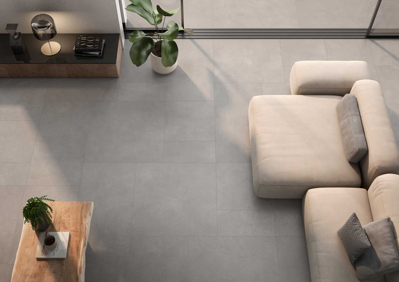 ROCA TILES - PORCELLANATO COLOREJAT EN MASA 7 ABACO GRAFIT 30X60R view 2