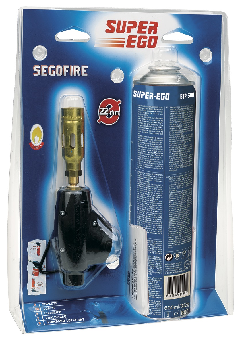 SUPER EGO - SOPLETE ROFIRE 1800C+BOTELLA MULTIGAS 300 RF.35428
