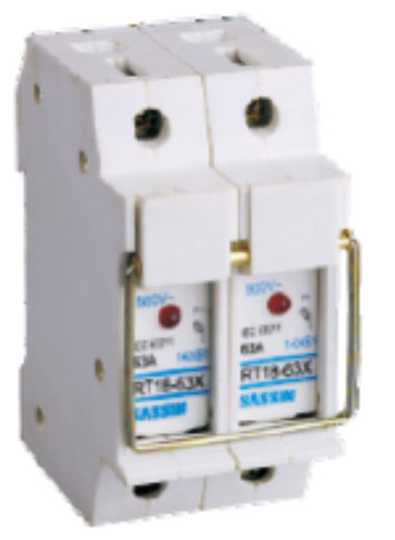 SASSIN - BASE PORTAFUSSIBLE 1P 10X38 AMB INDICADOR DE FALLO POR LED
