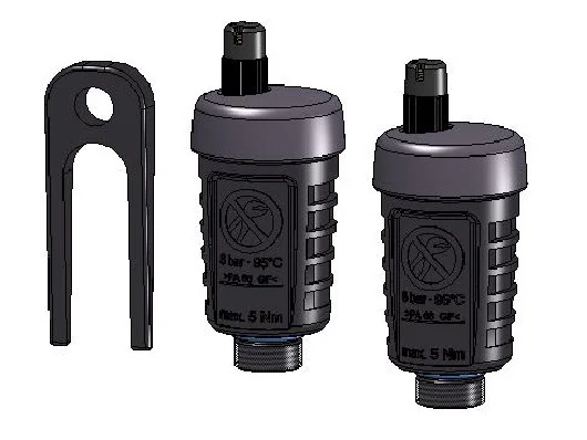 SCHUTZ - PURGA AUTOMÁTICA COLECTOR PLÁSTICO (1 JUEGO = 2UDS)