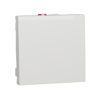 SCHNEIDER - NEW UNICA INTERRUPTOR 2 MODULS POLAR BLANC view 2
