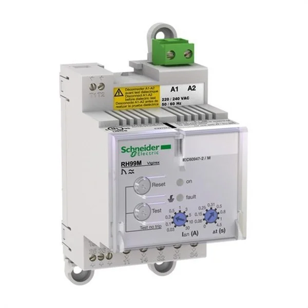 SCHNEIDER - RELE DIFERENCIAL 99M 220-240V CA 50/60/400 HZ REARMABLE MANUAL