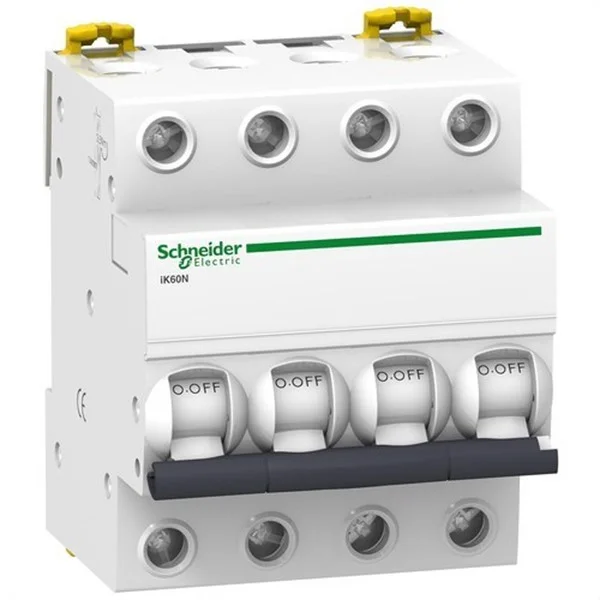 SCHNEIDER - INTERRUPTOR AUTOMATIC MAGNETOTERMIC IK60N 4P 16A CORBA-C