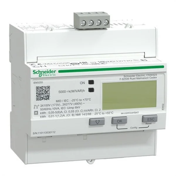 SCHNEIDER - COMPTADOR ENERGIA IEM3255KW/H MESURADA AMB TIS EXTERIOR