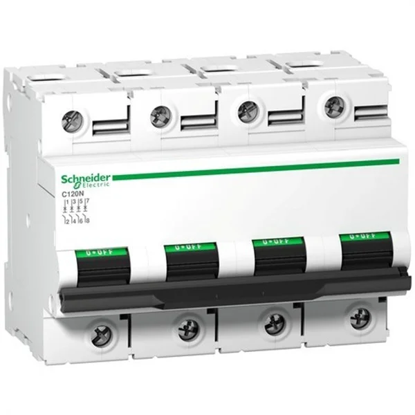 SCHNEIDER - MAGNETOTERMIC MINIATURE CIRCUIT BREAKER C120N 4P 125A C 10000A 415V