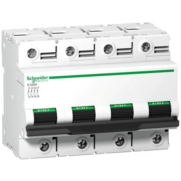 SCHNEIDER - INTERRUPTOR AUTOMATIC MAGNETOTERMIC C120H 4P 80A CORBA-C
