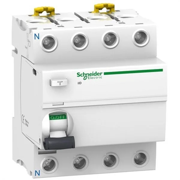 SCHNEIDER - INTERRUPTOR DIFERENCIAL RCCB-IID 4P 63A 30MA CLASSE-A-SI