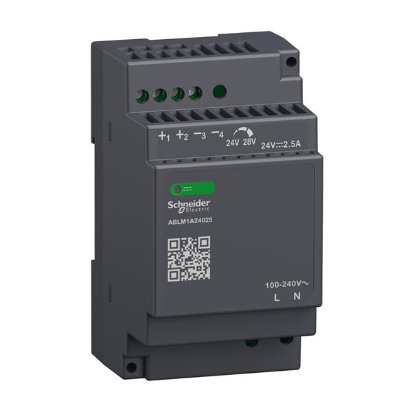 SCHNEIDER - FONT ALIMENTACIÓ DIN POWER SUPPLY 24V 2.5A MODULAR EN CARRIL
