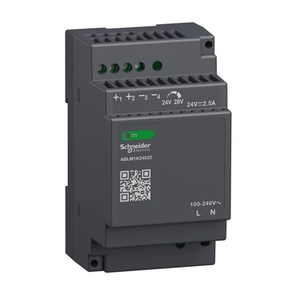 SCHNEIDER - FUENTE ALIMENTACIÓN DIN POWER SUPPLY 24 V 2.5A MODULAR EN CARRIL