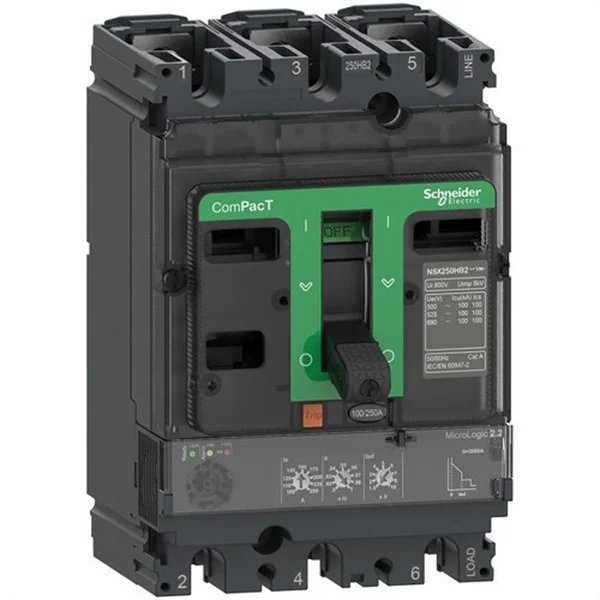 SCHNEIDER - BLOC DE TALL NSX250F 36KA AC 3P 3R 250A