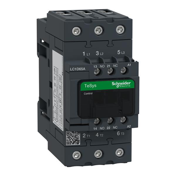 SCHNEIDER - CONTACTOR EVERLINK 3P AC3 440V 65A 230V