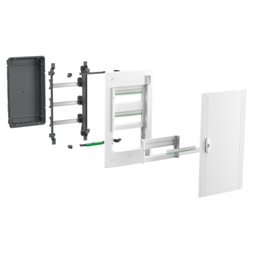 SCHNEIDER - PRISMASET XS CAJA EMPOTRABLE 13 MÓDULOS 3 FILAS PUERTA BLANCA IP40 view 3