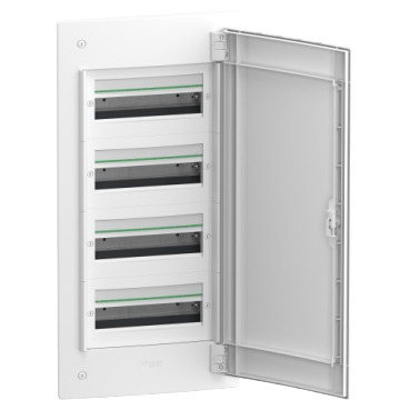 SCHNEIDER - PRISMASET XS CAIXA ENCASTABLE 13 MODULS 4 FILES PORTA BLANCA view 3