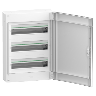 SCHNEIDER - PRISMASET XS CAIXA DE SUPERFICIE 18 MODULS 3 FILES PORTA BLANCA IP65 view 3