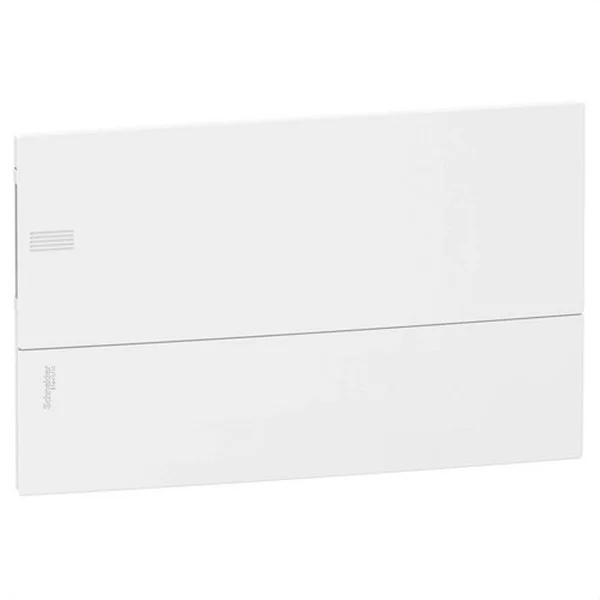 SCHNEIDER - RESI9 MINI PRAGMA CAIXA ENCASTABLE 18 MODULS 1 FILA PORTA BLANCA