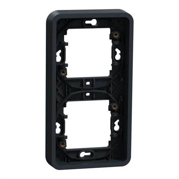 SCHNEIDER - MUREVA STYL MARCO VERTICAL 2 ELEMENTOS IP55 GRIS