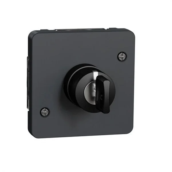 SCHNEIDER - INTERRUPTOR DE CLAU 3 POSICIONS INSTAL·LACIO SUPERFICIE O ENCASTAR